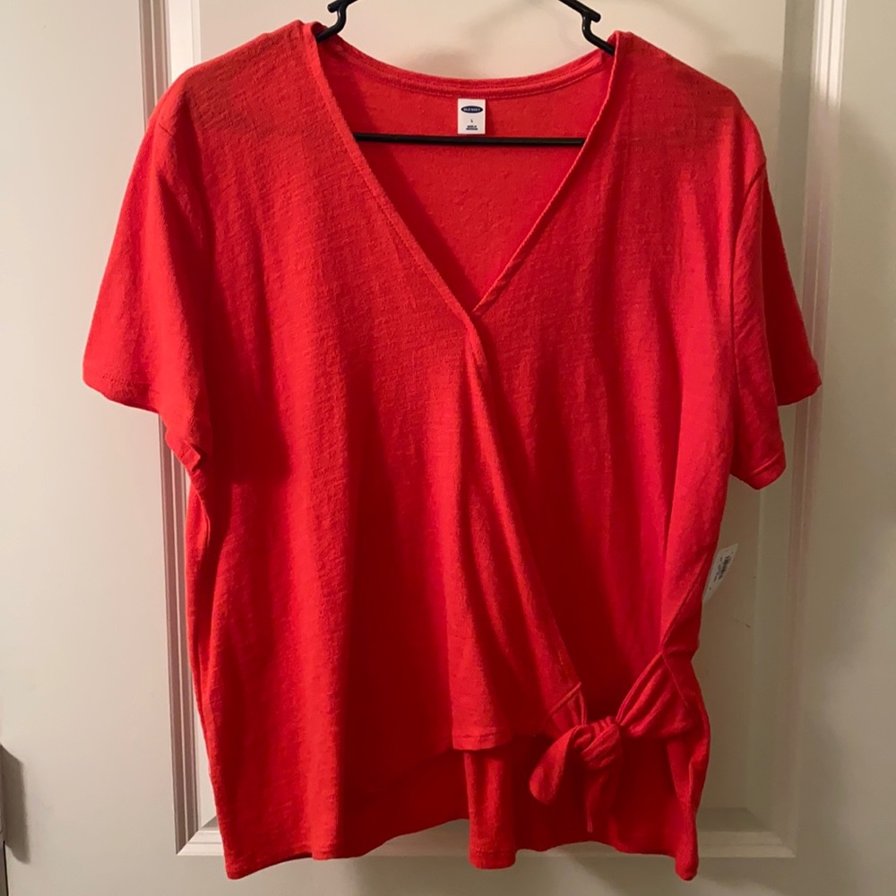 Women’s Old Navy wrap around shirt